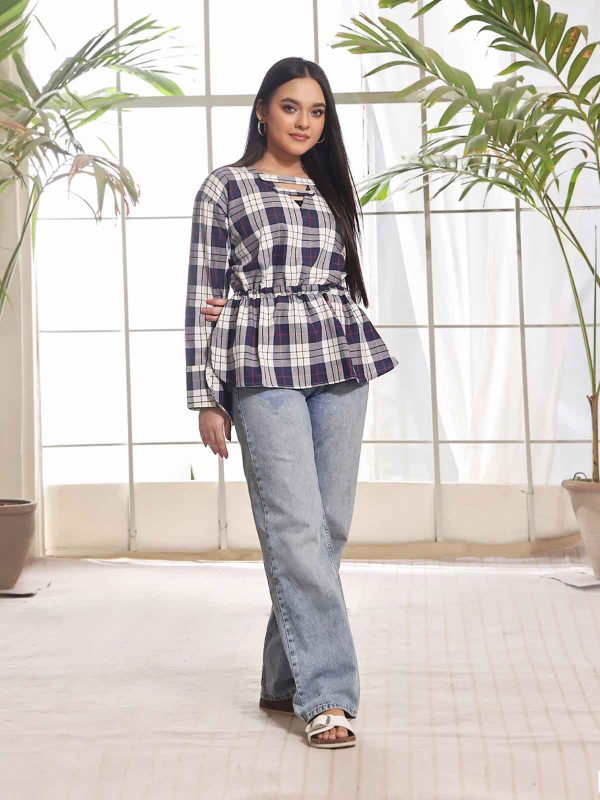 PLAID TOP - Image 2